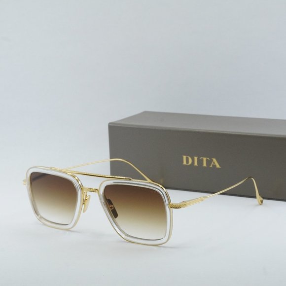 Dita FLIGHT-006-7806-L Sunglasses - Crystal/Gold/Brown Gradient - Picture 1 of 10